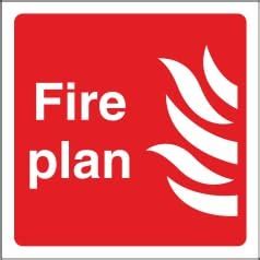 Fire plan safety sign foam board, Foam board fixed with waterproof pvc ...
