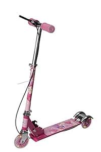 Toy House Three Wheeled Metal Folding Skate Scooter,Pink : Amazon.in ...