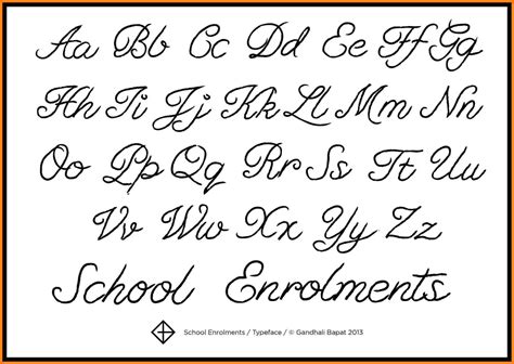 Easy Fancy Cursive Letters A To Z