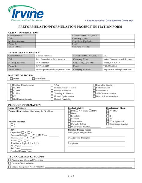 Image result for Formulation Development Protocol Template