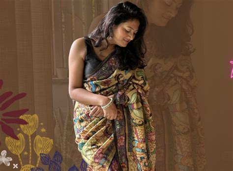 Authentic Kalamkari Sarees- Taana Bana – Taana Bana | The Boho Ethnic ...