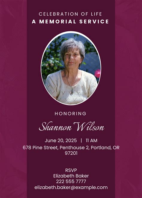 Image result for Sample Memorial