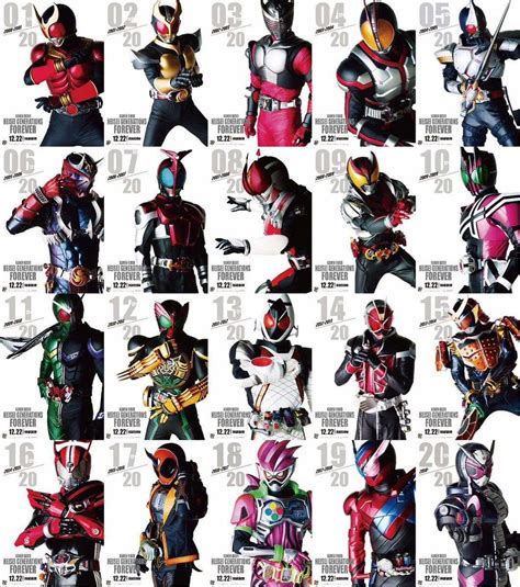 List Of Kamen Riders