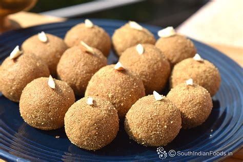 Rava Jaggery Ladoo- No sugarr- How to make-Step by step photos & Video