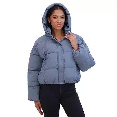 Junior's Sebby Hooded Oversized Puffer Coat