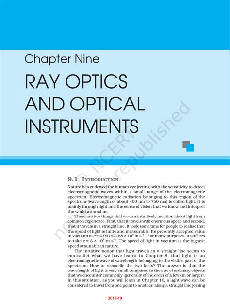 Ncert-Books-for-class 12-Physics-Chapter 9 - Chapter Nine RAY OPTICS ...