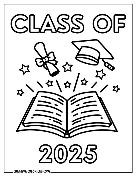 Pre K Graduation Coloring Pages
