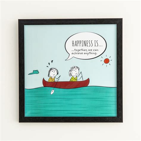 Buy Happiness Is Achieving Together Picture Frame - 35 x 35 cm from ...