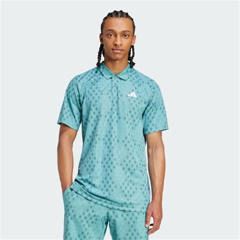 adidas Club Tennis Climacool Graphic Polo Shirt - Turquoise | adidas India