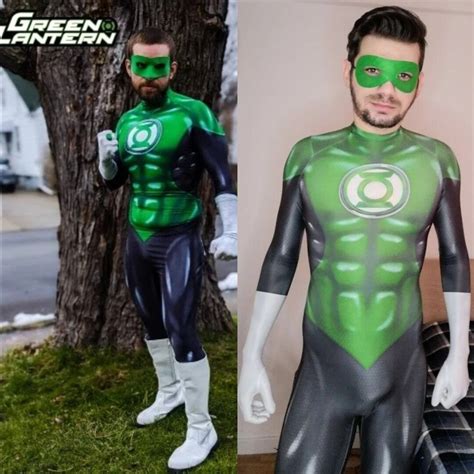 Homemade Green Lantern Costume