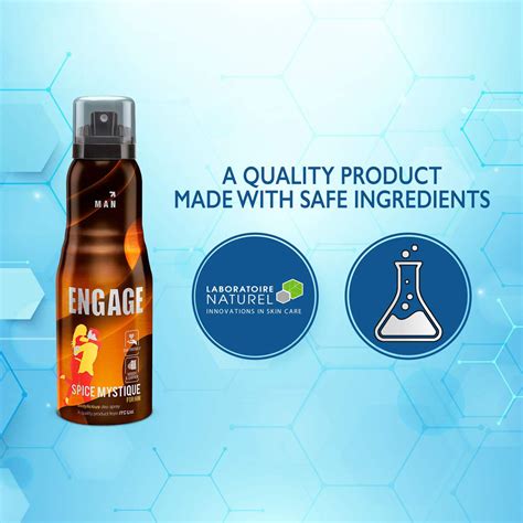 Engage Spice Mystique Bodylicious Deo Spray for Men, 150 ml Price, Uses ...