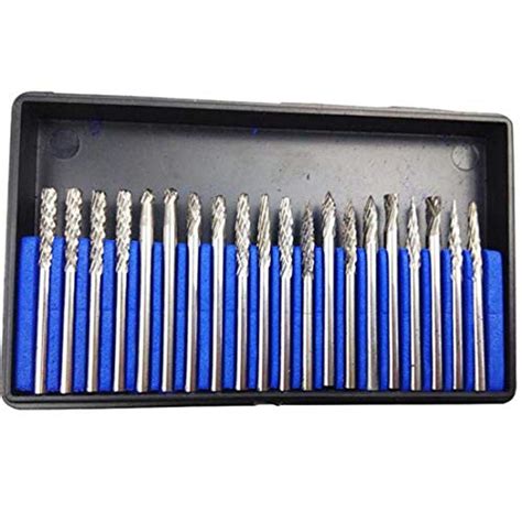 DIY Crafts Pack Of 1 Set, Design No # 3, 20Pcs Tungsten Carbide Rotary ...