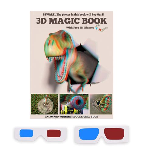 Buy 3D MAGIC BOOK (2 FREE MAGIC 3D GLASSES included) | PREMIUM Birthday ...