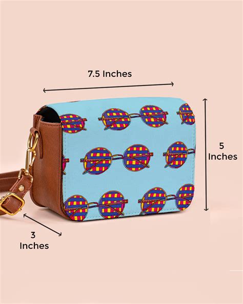 Shop Women’s Rectangle Sling Bag Groovy Glare Shop Online Now – Kalankit