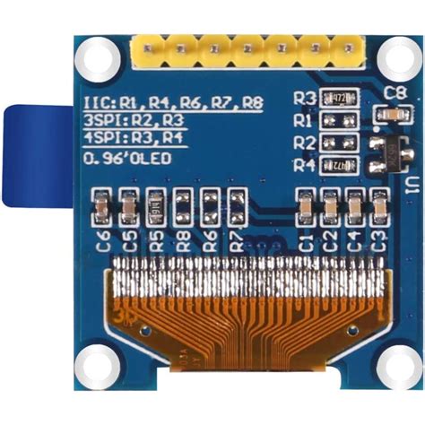0.96 Inch OLED Display 7 Pin Unveiling Crisp Visuals