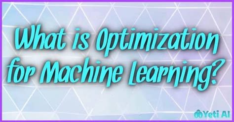 Image result for Optimization Machine Learning