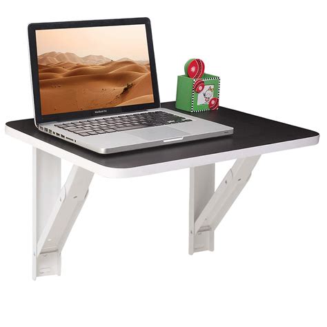 Su Kassa Compacto Urban Homes Wall Mounted Folding Laptop Table (Grey ...