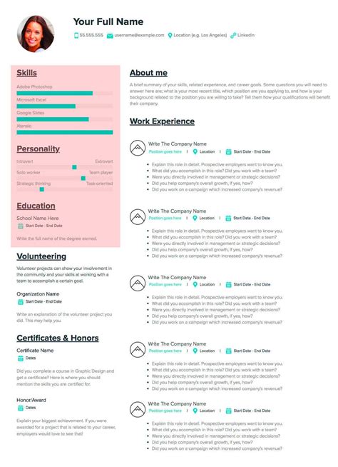 Personal Traits For Resume