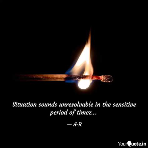 Situation sounds unresolv... | Quotes & Writings by aparna reddy ...