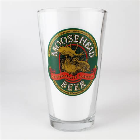 Beer Pint Glass - Moosehead Canadian Lager - Display Shack