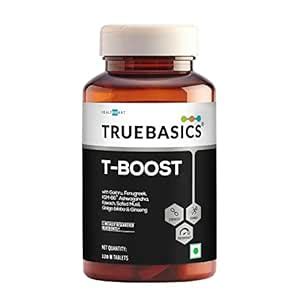 TrueBasics T-Boost,Testosterone Supplement For Men|With Ksm 66 ...