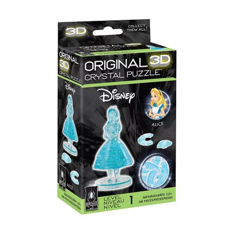 University Games 3D Crystal Puzzle - Disney's Alice in Wonderland 38-Pieces