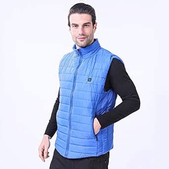 Buy NOGA Electric Heating Vest USB Stand-upCollar Charging Men's ...