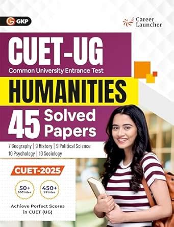 Buy GKP CUET UG 2026 Humanities 45 Solved Papers | Geography, History ...