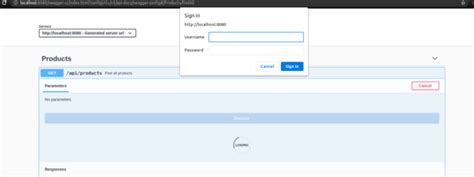 Image result for Swagger UI Spring Sample Authentation