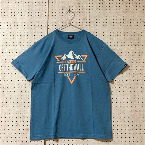 VANS Mountain S/S Tee BLUE Tシャツ ブランド メンズ レディース 半袖 ブラック ホワイト ベージュ ブルー ...