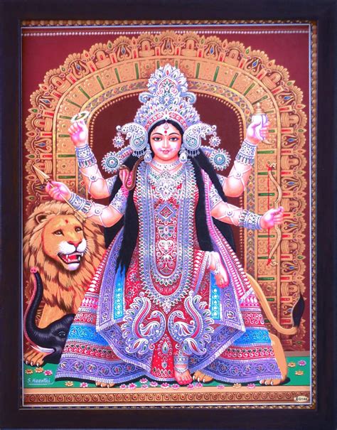 Handicraft Store Maa Durga with her Lion a Rupa of | Ubuy India