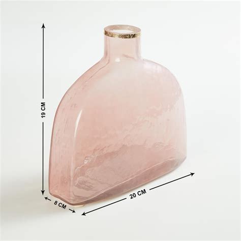 Buy Hello Spring Glass Hammered Vase from Home Centre at just INR 1399.0