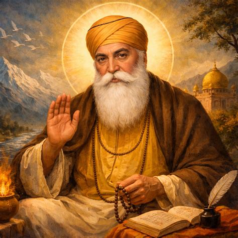 Quote of the day by Guru Nanak: 'Burn worldly love, rub the ashes and ...