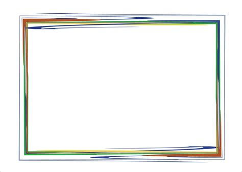 Vector coloring border design or coloring photo frame border collection ...