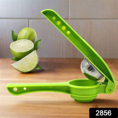 2856 Plastic Lemon Squeezer Cum Opener 2 in 1 Lemon Squeezer - DeoDap