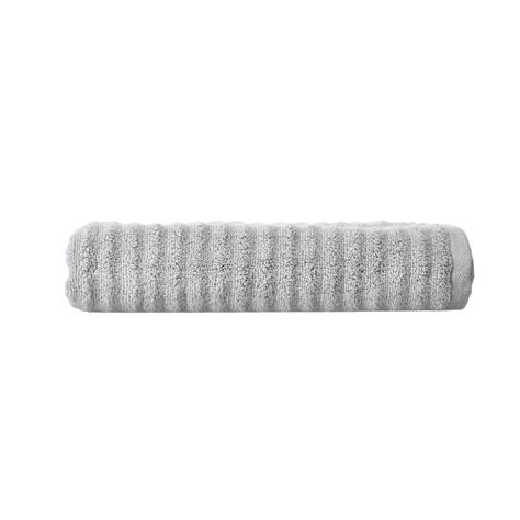 Buy Mayfair Homes London Grey Cotton with Super Soft Finish Bath Towel ...