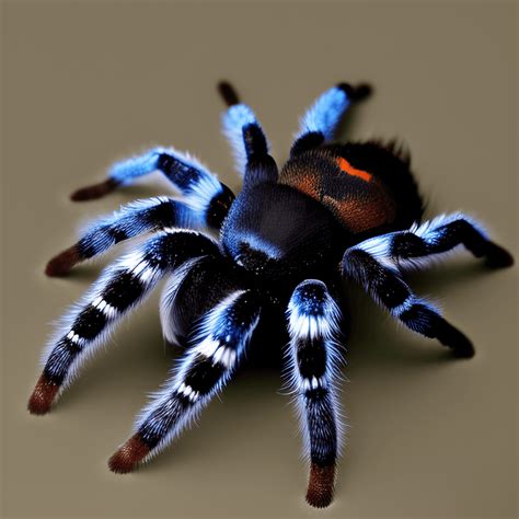 Adorable Baby Pastel Orange Spider Tarantula · Creative Fabrica