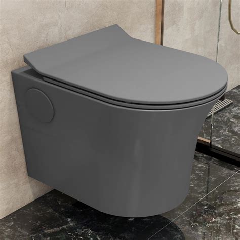 Buy ex Platinium Ceramic Rimless Wall Hung Western Toilet, Water Closet ...