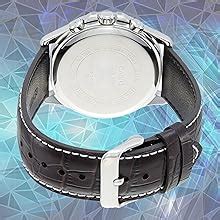 Casio Men Leather Enticer Analog Black Dial Mtp-1374L-1Avdf (A834 ...