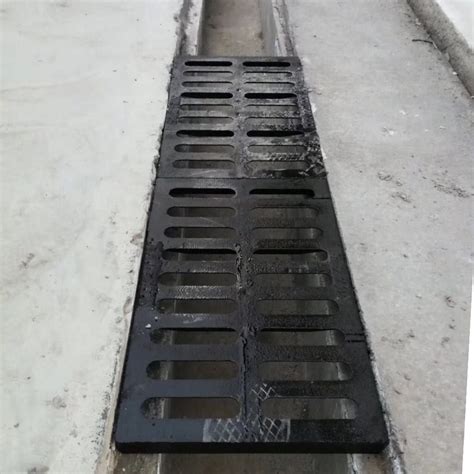 铸铁横截沟盖板 一体式分体式隧道桥梁坡道截水沟 铸铁雨篦子重型-阿里巴巴