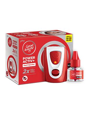 Good knight Power Activ+ System and Liquid Vapourizer Refill - with 2X ...