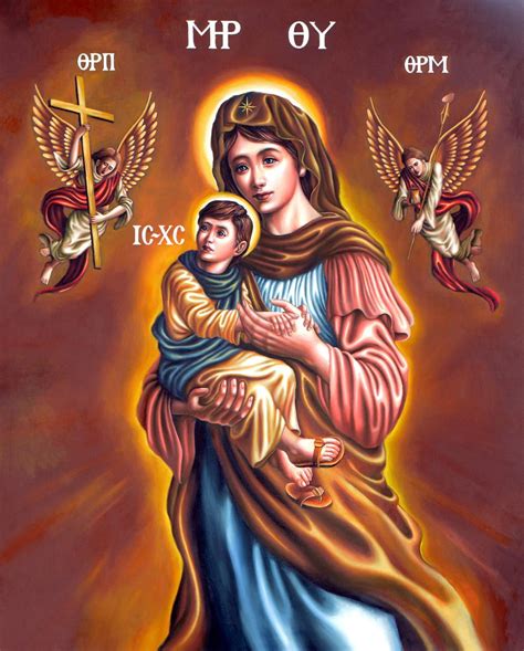 Iconic altar piece - Our Lady of Perpetual Help by doppelstalker on Deviant Art | Mama mary ...