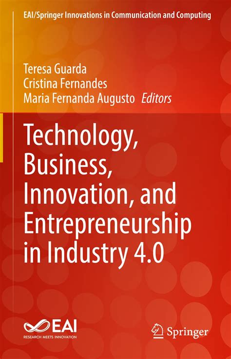 Buy Technology, Business, Innovation, and Entrepreneurship in Industry ...