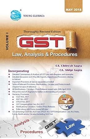 GST Law Analysis & Procedures with Free CD - May 2018 : Amazon.in: Books
