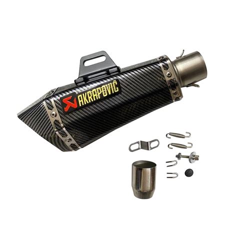 Vagary Carbon Acrophobic exhaust/Silencer Wtih Inbilt DB Killer Exhaus ...