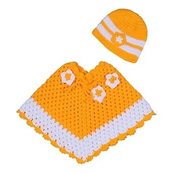 Buy Windrop Solutions® New Born Baby Girl Poncho Frock Perfect for ...