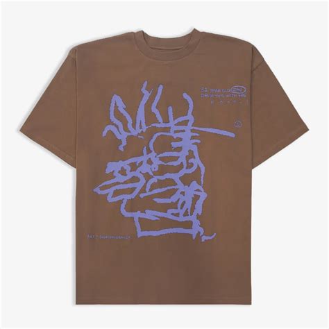 JAYWALKING | FOOT DRAWING T-SHIRT { BROWN – Superkicks