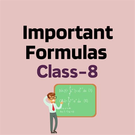 Important Formulas for Mathematics Class 8 - Books, Notes, Tests 2024 ...