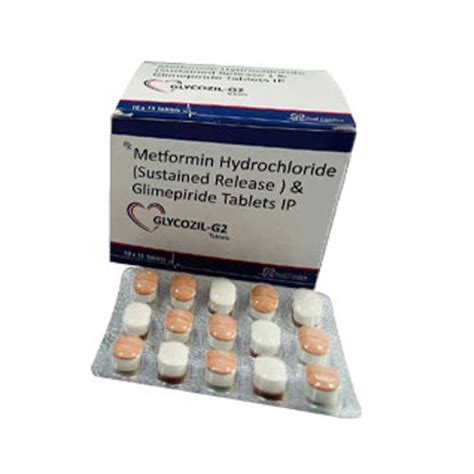 GLYCOZIL-G2 Tablets (Bilayer Tablet) Pharm Biotech