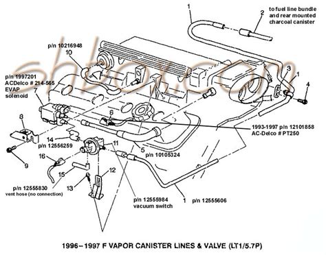 LT1 Engine Exploded View 的图像结果
